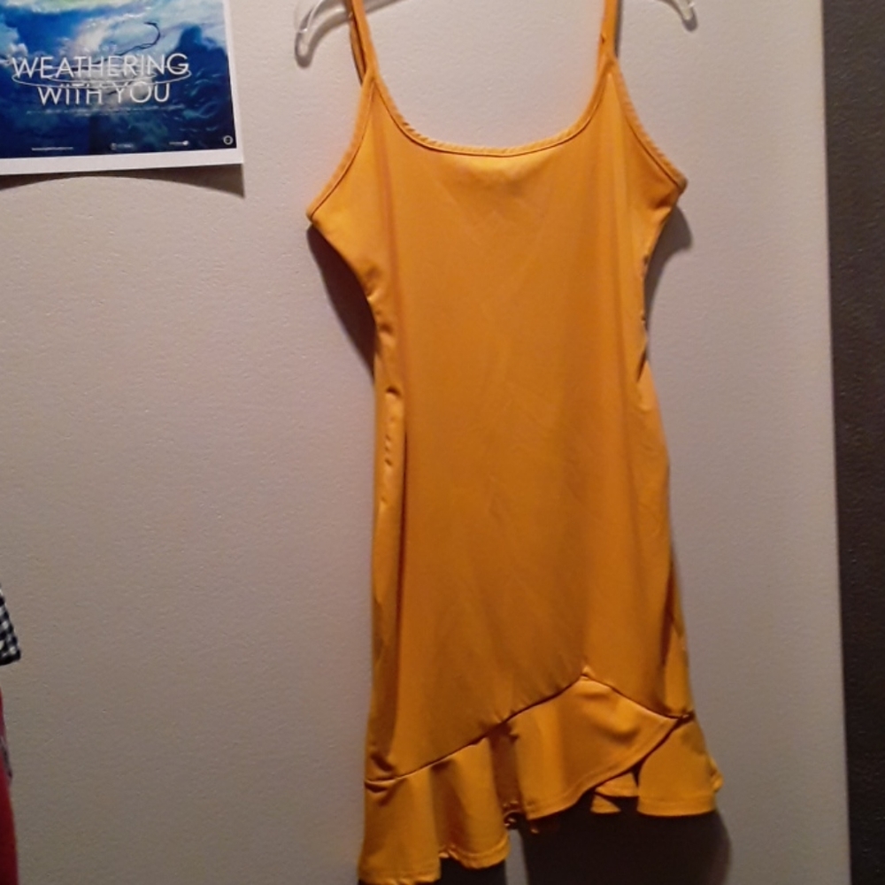 Mustard dress